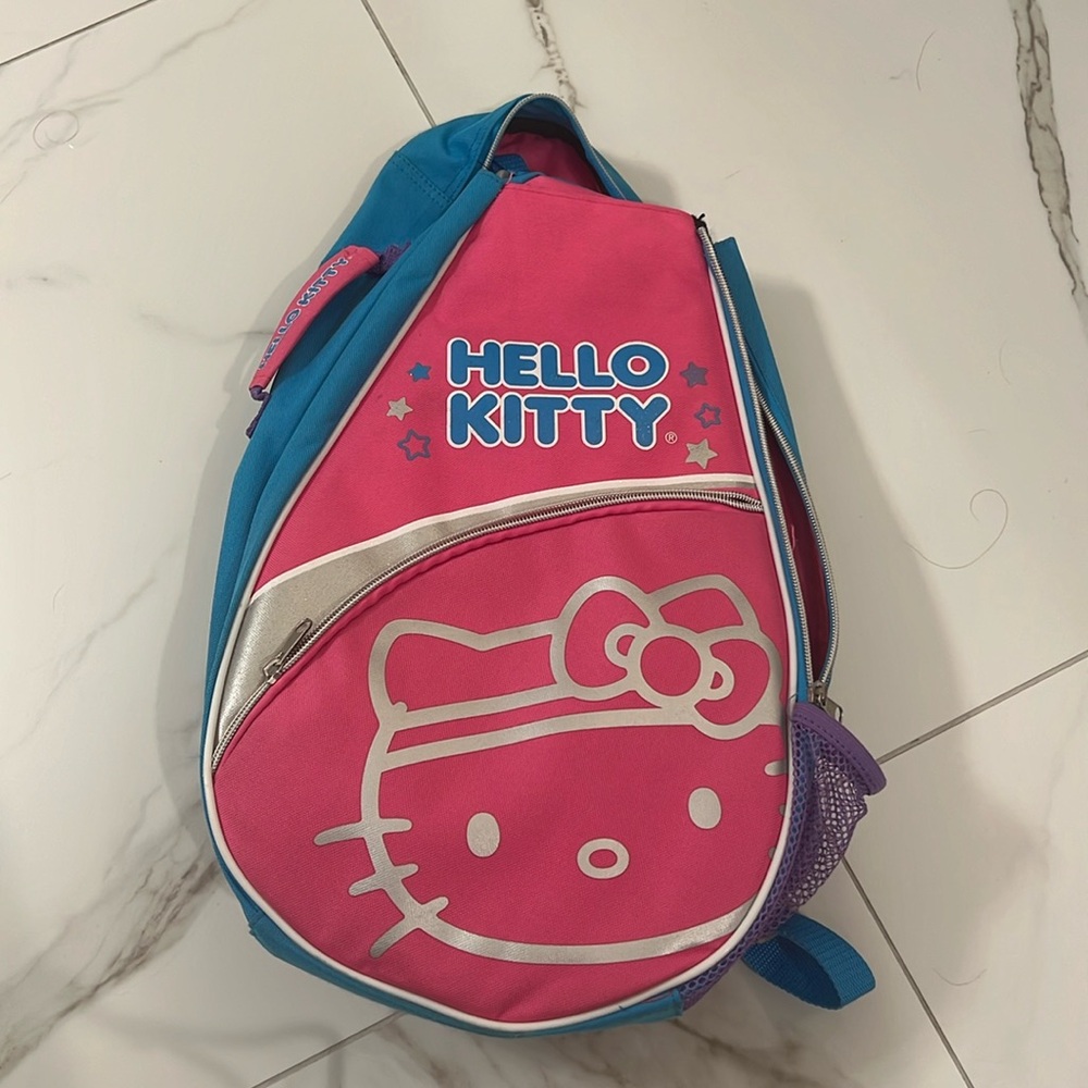 Hello Kitty tennis bag. Crossbody or backpack